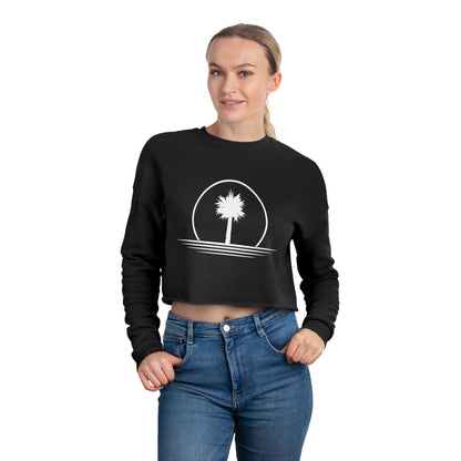 Dusty Palm Women's Cropped Sweatshirt